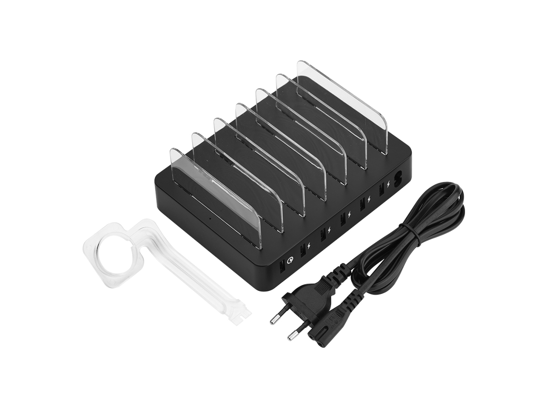Cargador EOOCOO (carga USB de 6 puertos con soporte)