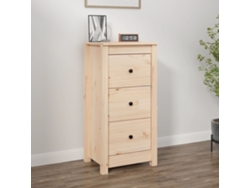 Aparador De Madera Maciza De Pino 40x35x80 Cm
