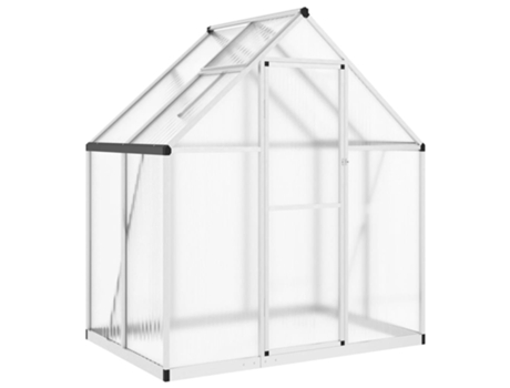 Invernadero VIDAXL Plateado Aluminio (169x114x195 cm)