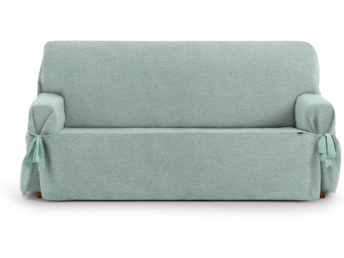 Funda de Sofá 3 Plazas EYSA Universal Premium Valeria Tejido Elástico (230 x 70 x 110 cm - Poliéster y Algodón - Verde)