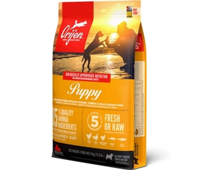Pienso para Perros ORIJEN (6Kg - Seco - Cachorro - Sabor: Pollo)
