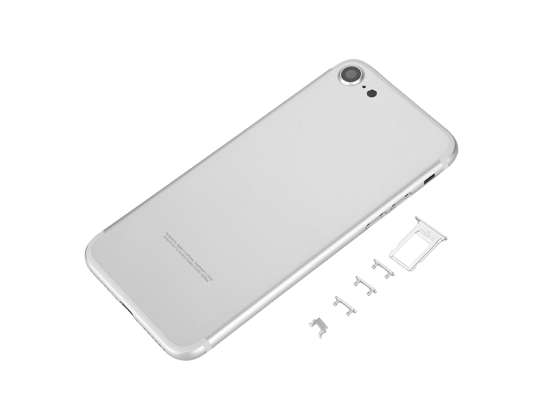 Reemplazo De La Tapa Posterior Del Marco Medio Para Iphone 7 Silver Tapa De La Batería