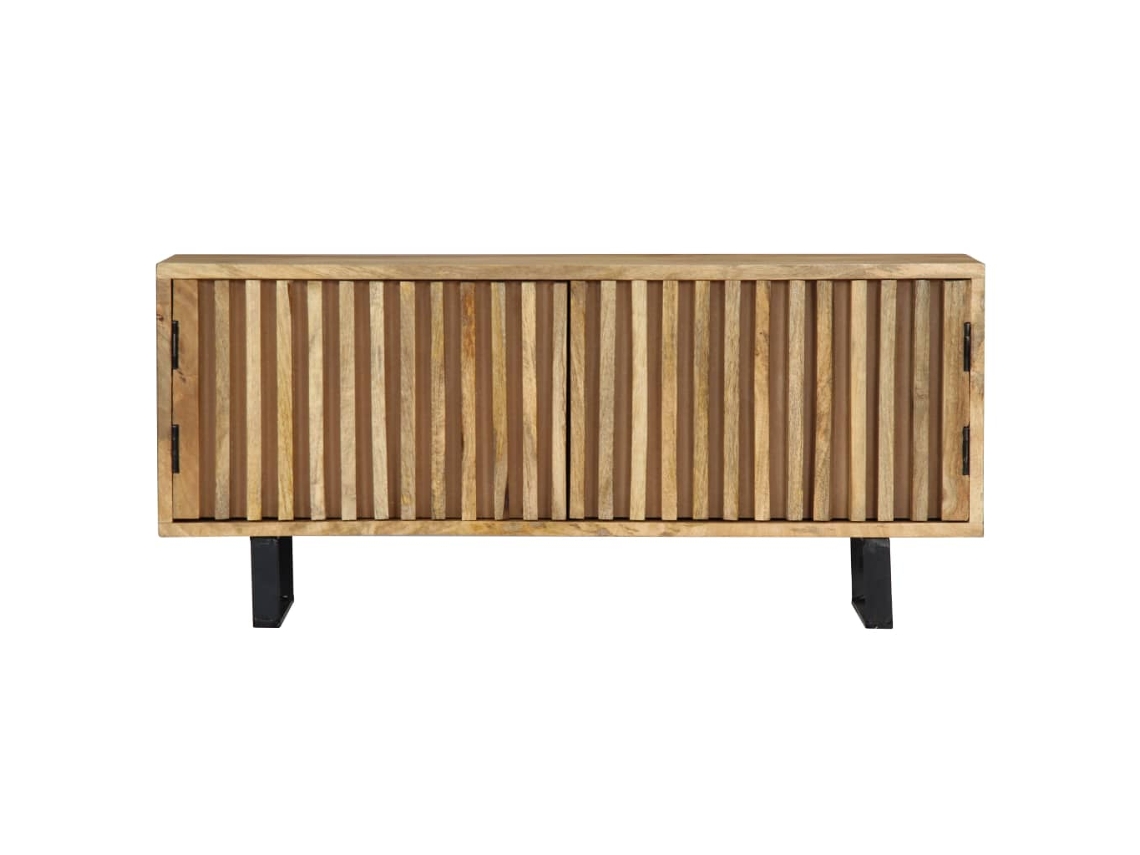 Maison Exclusive - Mueble Para Tv Madera Maciza De Mango 90x30x40 Cm