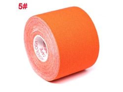 Parche adhesivo elástico para el alivio del dolor musculoesquelético de rodilla. Mdug (naranja, 7,5 cm x 5 cm)