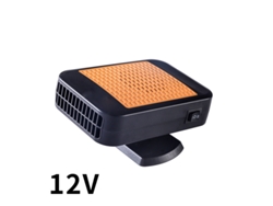 Calentador De Ventilador Para Automóvil 12 V 150 W Portátil Rotación De 360 ​​​​° Calentamiento Y Enfriamiento Rápidos Amarillo Chrui