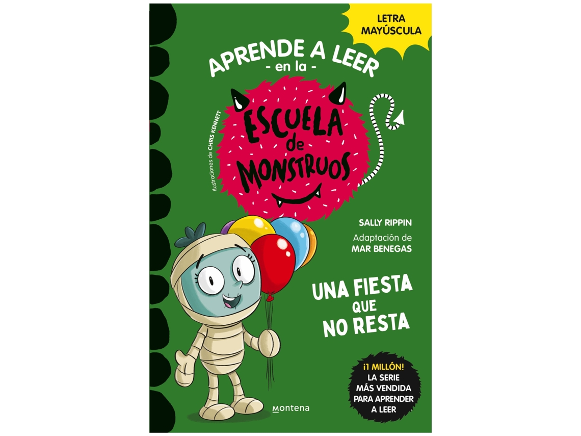 Libro Aprender a Leer en la Escuela de Monstruos 20 - Una fiesta que no resta de Sally Rippin (Español)