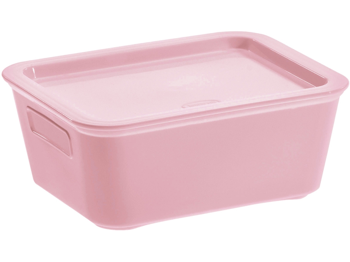 Caja de Almacenamiento CEP Bella 4 22 Litros Rosa Claro