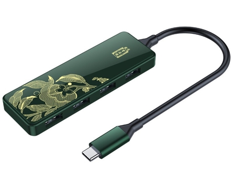 Adaptador LENOVO Lx1817 4In1 Tipo-C a 4Usb3.0 para Huawei Mate40/P50 S20