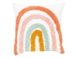 Cojín Infantil Arco Iris Algodón 40X40 Cm Multicolor ATMOSPHERA Interior Designer