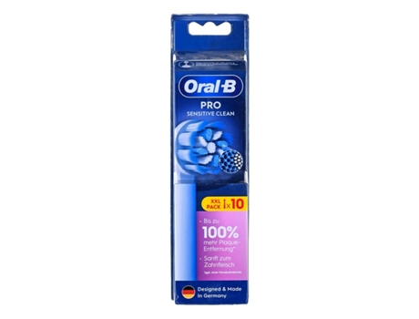 Cabezal de Recambio BRAUN Oral-B Pro Sensitive 10 Unidades Blanco