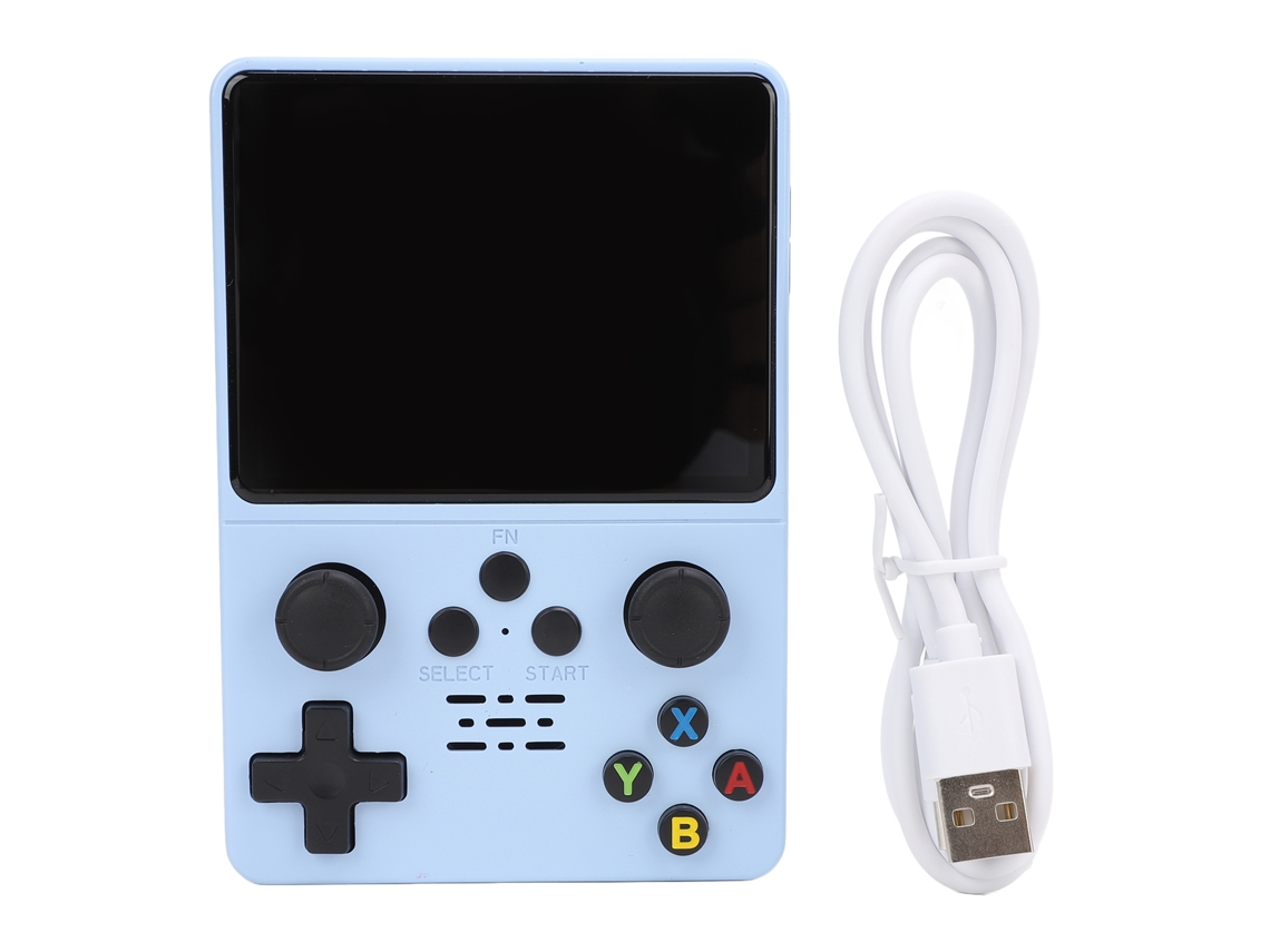 Consola De Juegos R35s De 3,5 Pulgadas, Pantalla Ips Hd De 640 X 480, Rk3326, 1,5 Ghz, Compatible Con 20 Simuladores Convencionales, Joystick Doble,