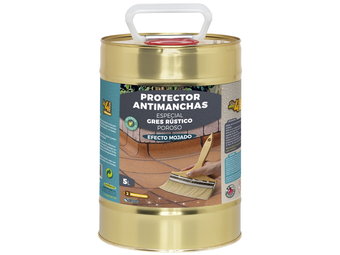 Protector Antimanchas Efecto Mojado Especial Gres Rústico Poroso 5L