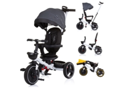 Triciclo Plegable Con Asiento 360º Alpha De Chipolino - Graphite