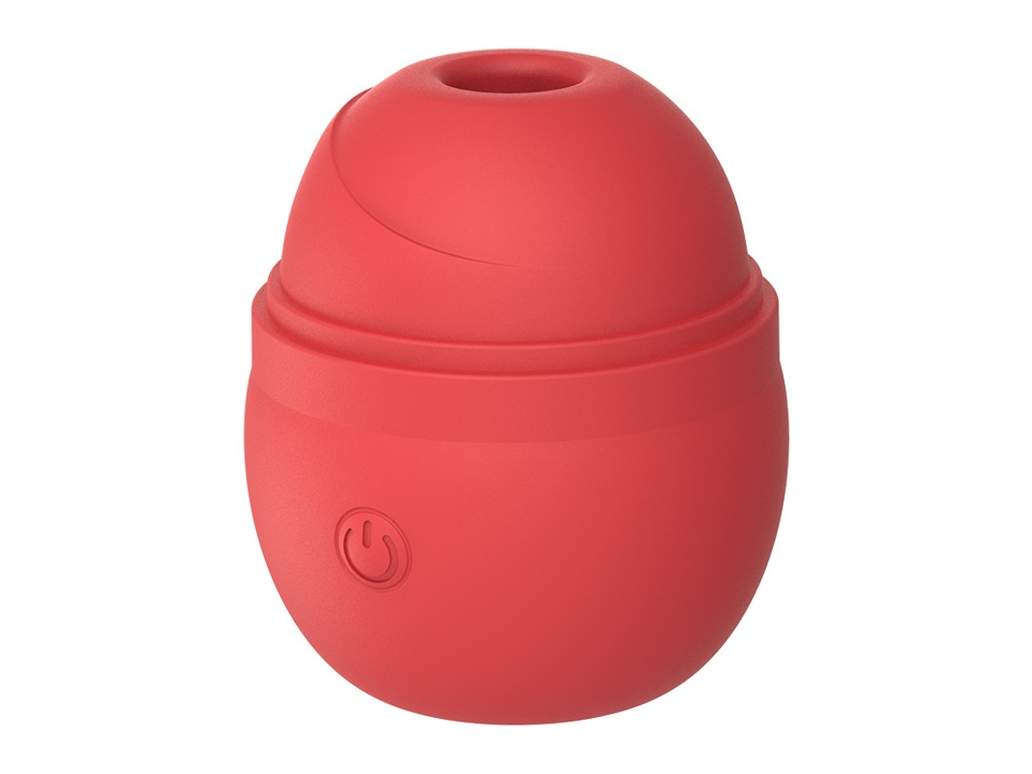 Vibrador De Masaje De Succin Impermeable De Silicona Con 5 Modos Para Mujeres (rojo)
