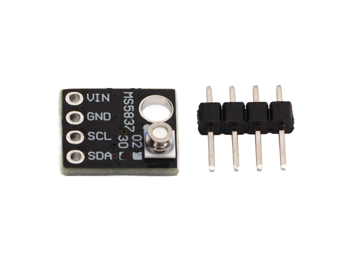 Veloriskku-módulo Sensor De Pressão 24 Bits 0-30bar Impermeável Gás Líquido Gy-ms5837 30ba
