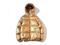 2026-chaqueta De Plumas Hombre Con Cremallera Completa Y Capucha Gruesa Abrigo De Invierno Caliente Ufl 2xl Oro