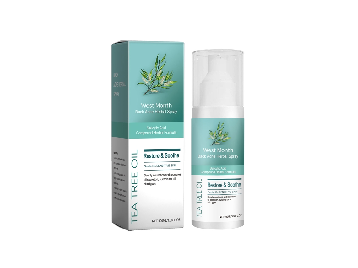 Spray herbal para el control de la grasa de la espalda