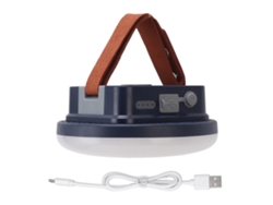 Linterna Magnética Para Tienda De Campaña Ip55 Resistente Al Agua, 1600 Lm, 8400 Mah, Regulable, Dob