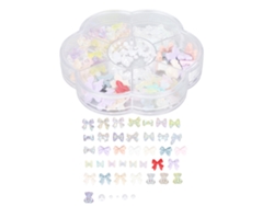 Decoração De Unhas Em Resina Fashionável 3d Brilhante Ornamentos Diy Para Unhas Presente Bonito