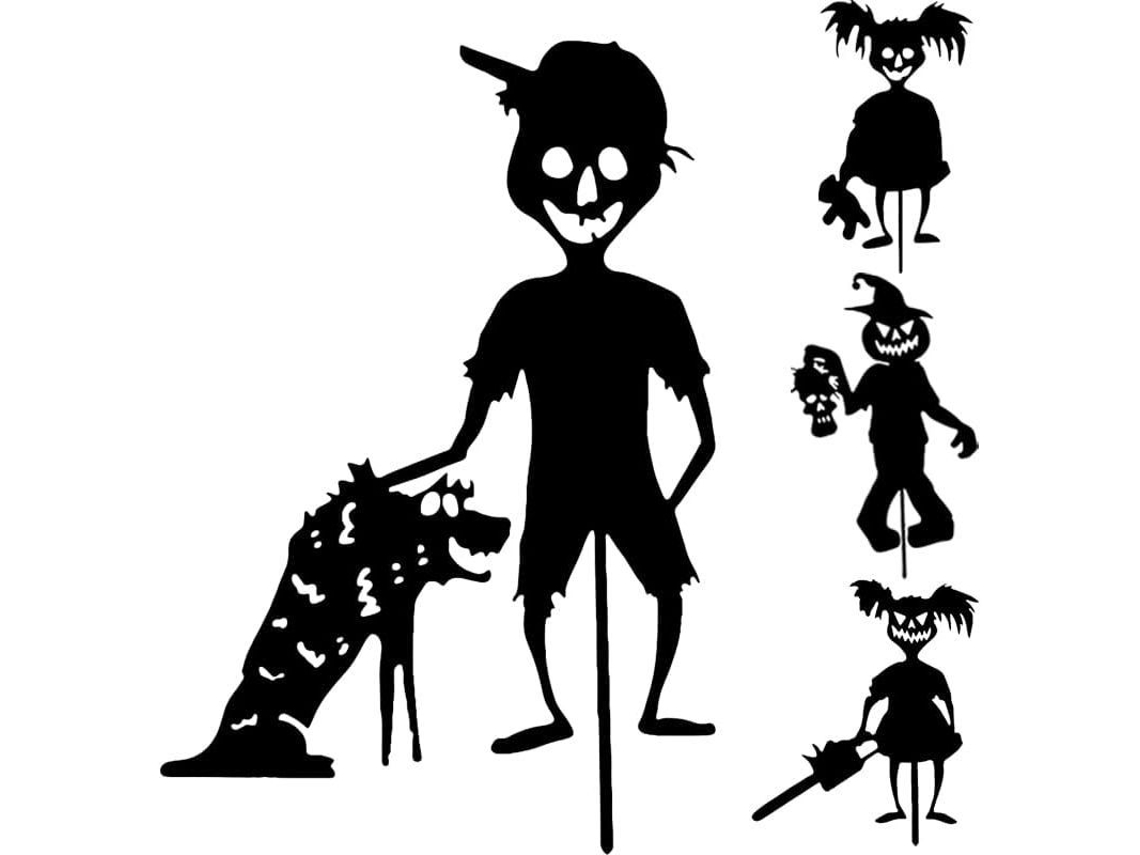 Letreros Metálicos Para Jardín Con Zombis Y Fantasmas, Decoración Terrorífica Para Exteriores De Halloween 2022