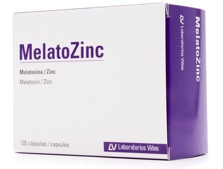 Complemento Alimentar LABORATORIOS VIÑAS Melatozinc (120 cápsulas)