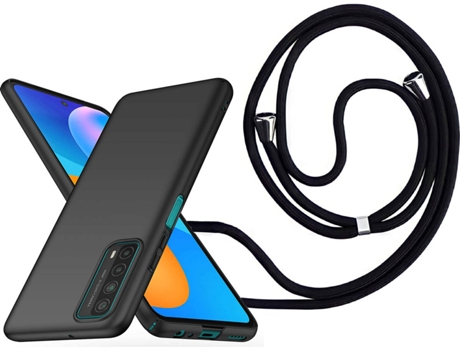 Funda Huawei P Smart 2021 Turtleshell Rígida con Collar Negro