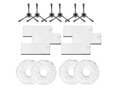 Accesorio Aspiradoras Compatibilidad Universal ECOVACS Deebot N9 + Side Shines Robot Filtros Paño
