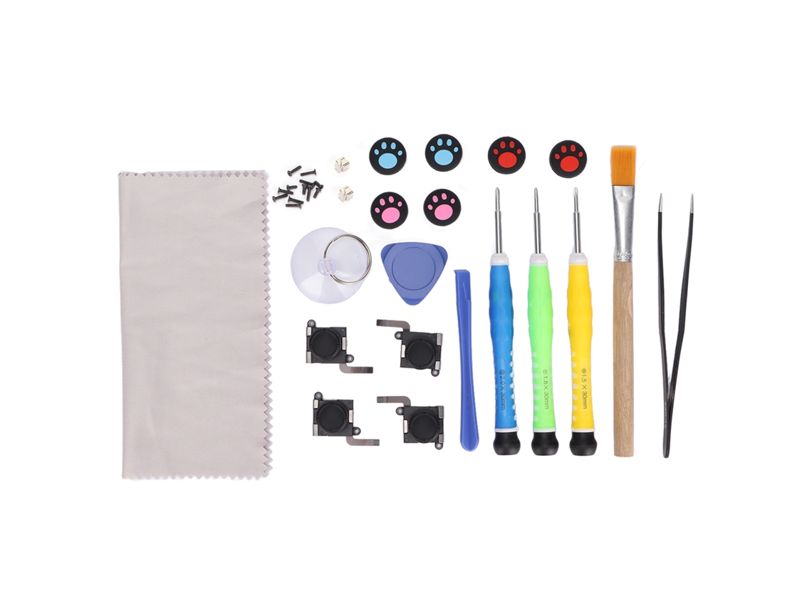 Kit de reparación 33 en 1 para mando de Switch con joysticks 3D