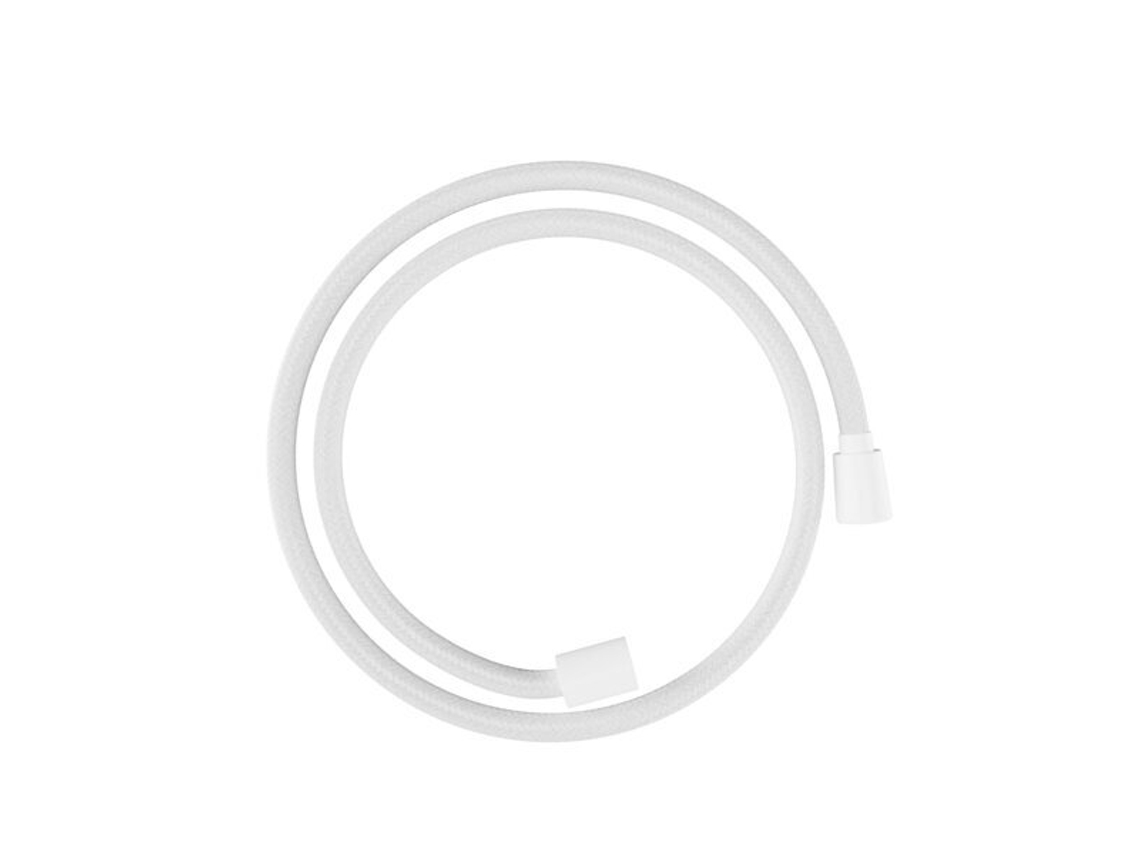 flexo de ducha textil HANSGROHE Designflex, longitud 1250mm, 28220, Color: Blanco Mate