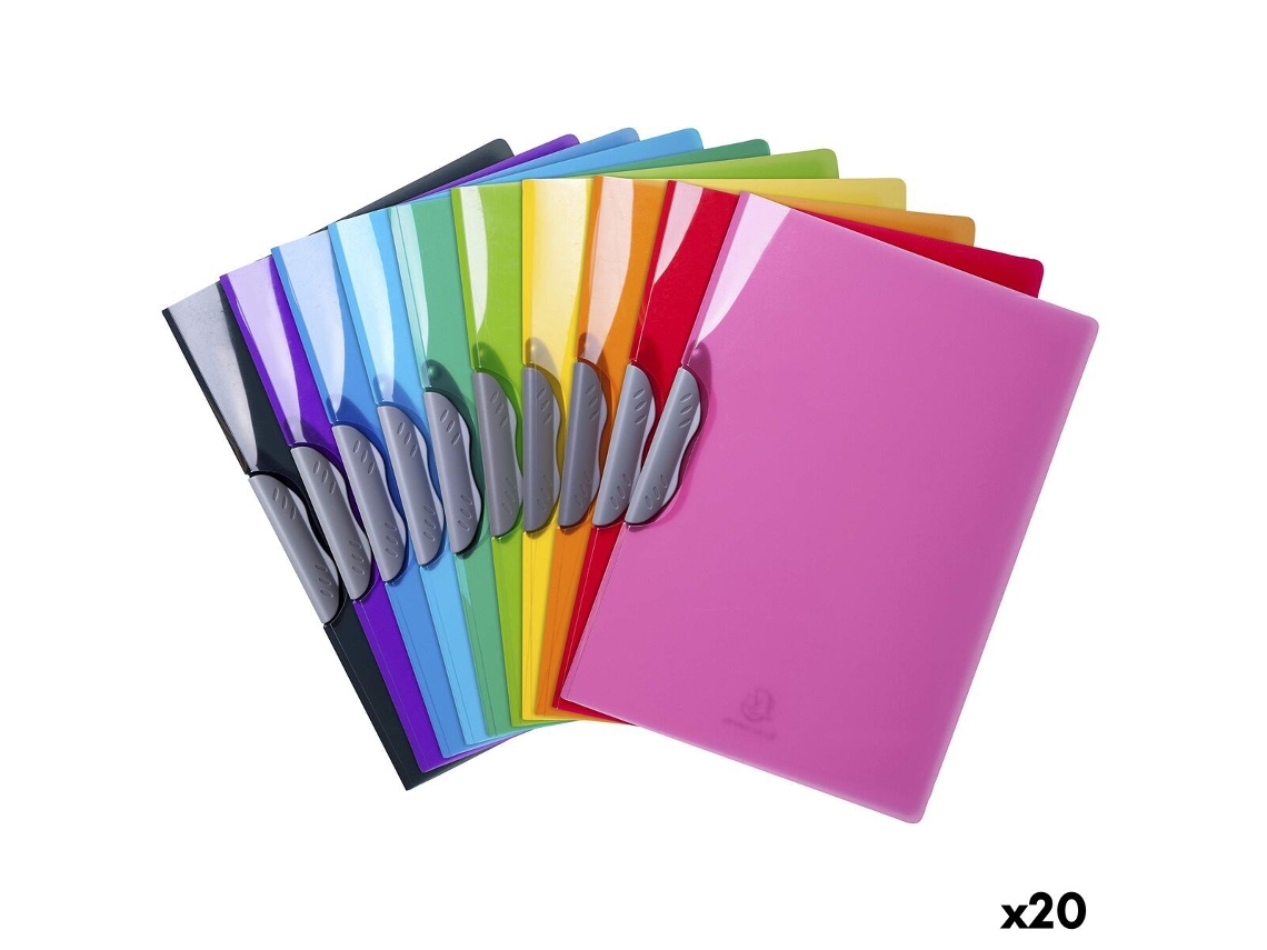 Carpeta Exacompta Multicolor A4 (20 Unidades)