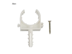 20 Abrazaderas En Forma De U Para Tuberías De Agua, Con Soporte De Tornillo, 32 Mm