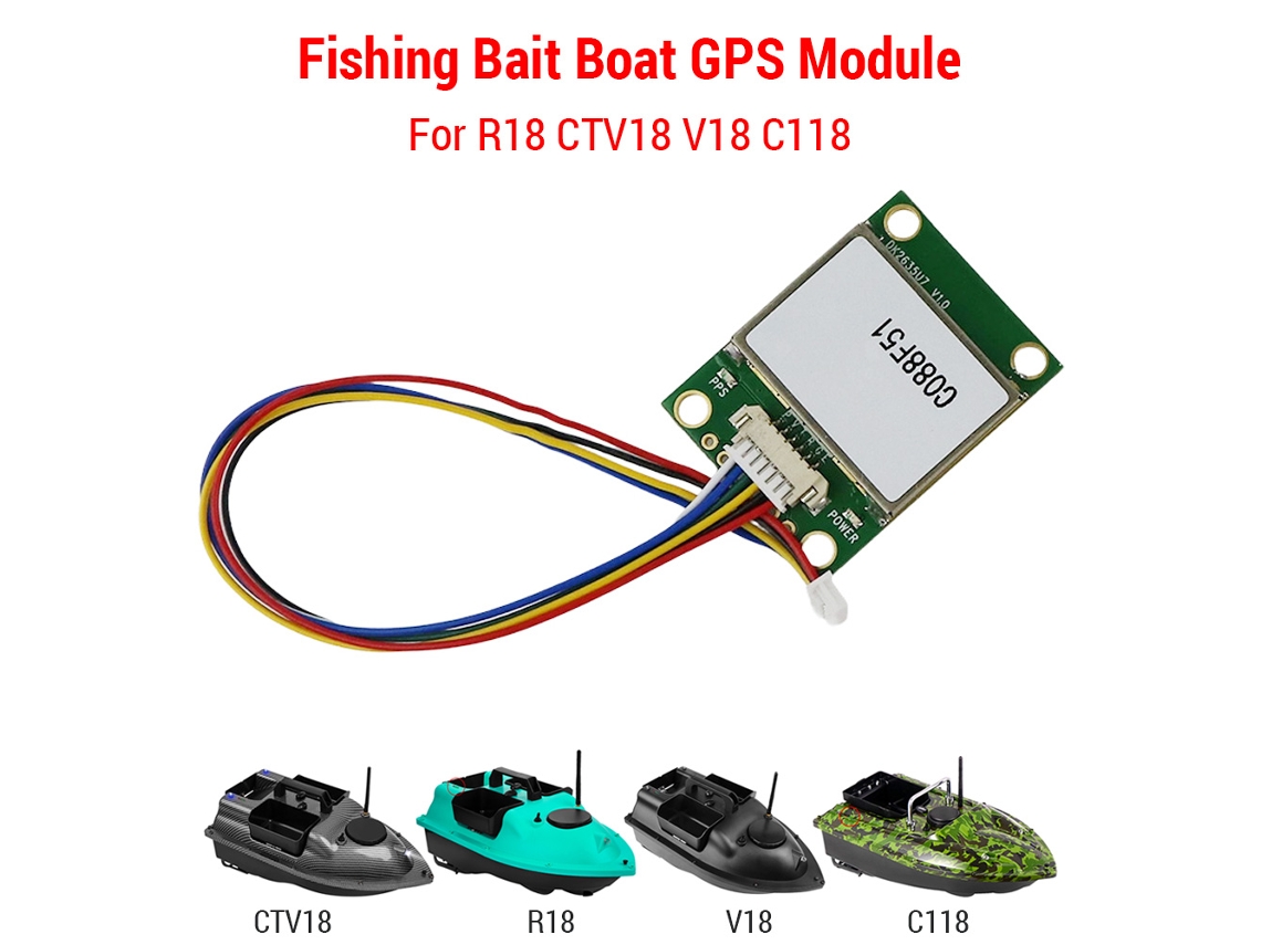 Módulo Gps Para Barco Cebador R18 Ctv18 V18 C118 (accesorio De Repuesto)