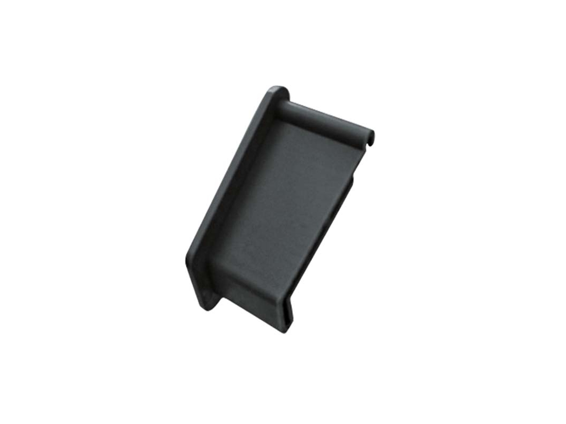 Deflector RENOPLAST de pared para perfil de alero K10 Grafito Derecha Izquierda Acabado de terrazas Suelos de resina