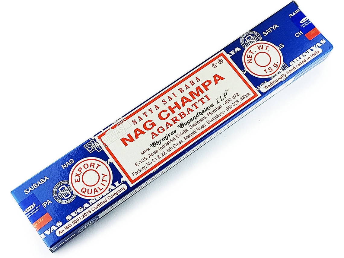 Incienso NAG CHAMPA Satya Bada (Azul)