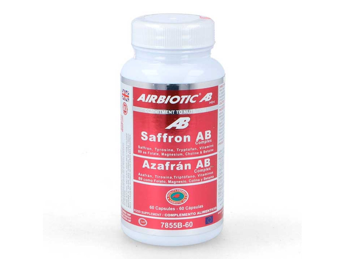 Complemento Alimentar AIRBIOTIC Saffron Ab Complex (60 cápsulas)