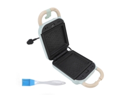 Gofrera Multifuncional 2 En 1 Con Placas Antiadherentes Extraíbles Para Desayunos Y Repostería.