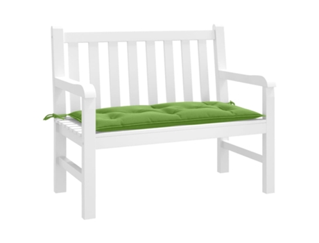 Cojín De Banco De Jardín VIDAXL Verde Tela (100x50x7 cm)