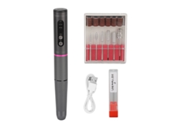 Kit De Taladro Eléctrico Para Uñas, Herramienta Portátil Para Manicura Y Pedicura Con Brocas Y Bandas De Lijado, Alimentado Por Usb.