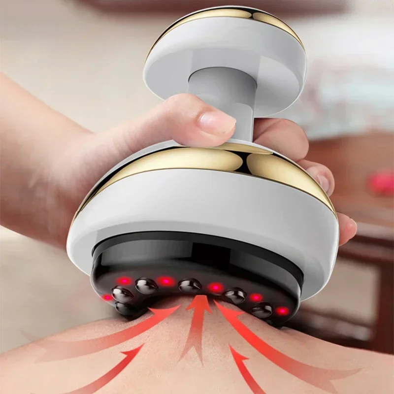 El masajeador electrónico Gua Sha con función de calentamiento por vacío puede eliminar la celulitis y quemar grasa.