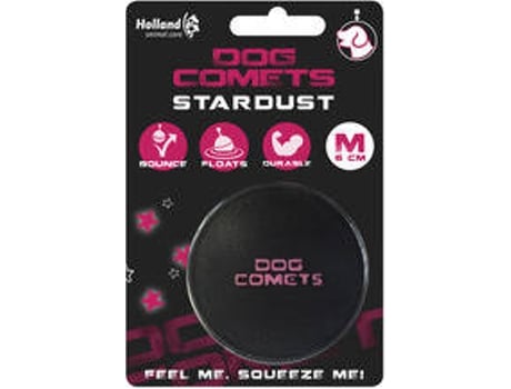 Bola para Perros DOG COMETS Stardust M Negro y Rosa