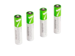 4 Pilas De Litio Recargables Aaa De 750 Mah Con Cable De Carga Usb De Alta Capacidad