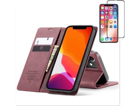 Carcasa y Protector iPhone 12 Mini Livro Caseme Elite