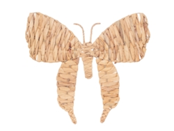 ORIGEN Home Decor Adorno De Pared Mariposa Cuadros | Figura de Mariposa Marrón - 40x43x2cm BY SIGRIS