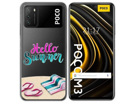 Carcasa Xiaomi Redmi 9T TUMUNDOSMARTPHONE Dibujos Transparente Multicolor