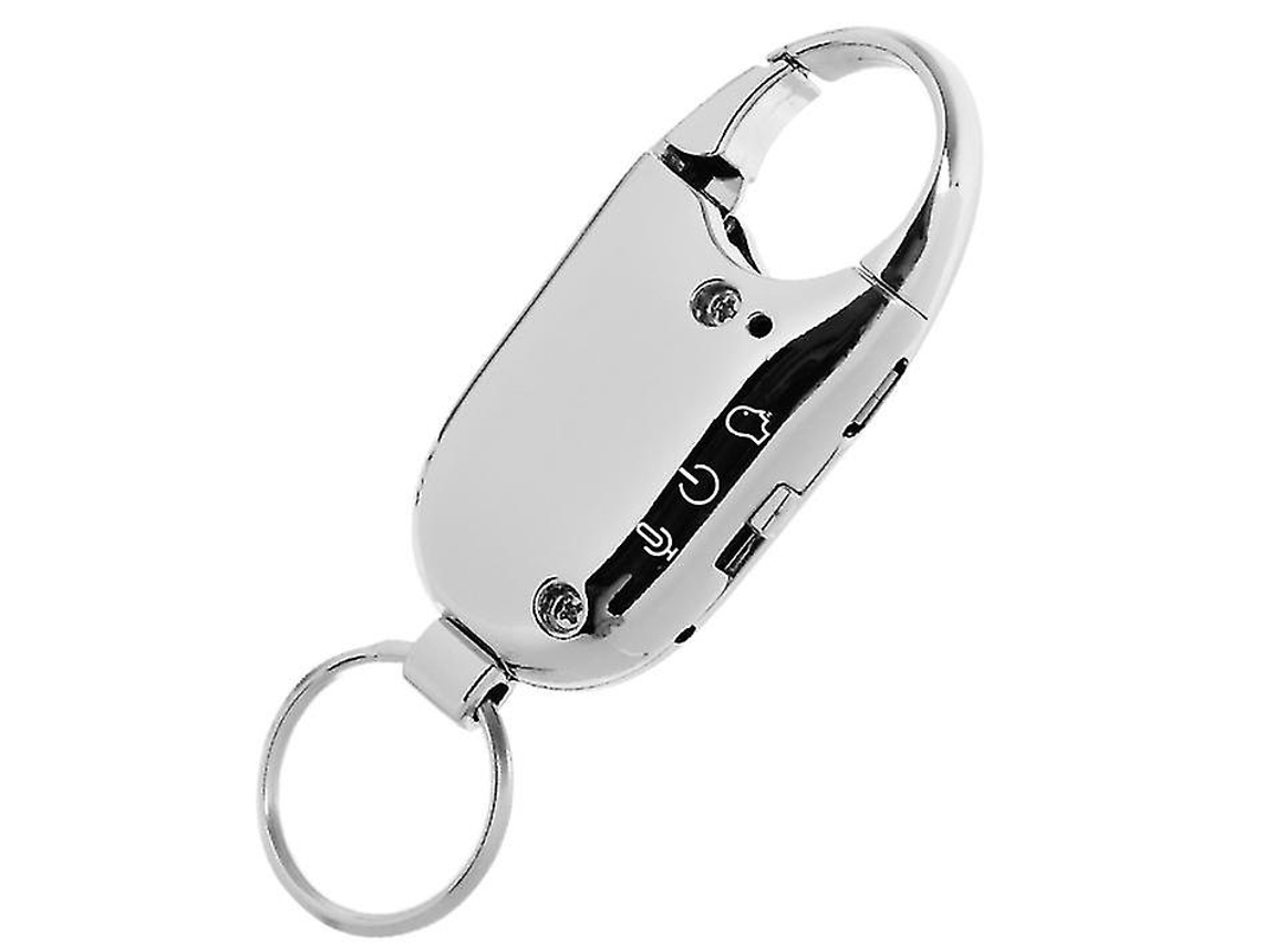 Grabadora de voz digital de 16 GB con activación por voz para conferencias y charlas Yizhood (gris plateado)