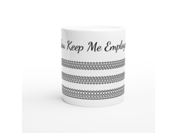 (estilo 2) Taza De Café De Cerámica Con Mensaje Oculto: "te Estoy Volviendo Loco".