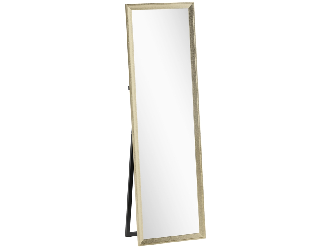 Espejo flexible de nivel completo 160x50cm tono dorado