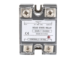 Relé De Estado Sólido Ssr-60-da Módulo Dc Controlado Ac 3-32vdc 24-480vac 60a