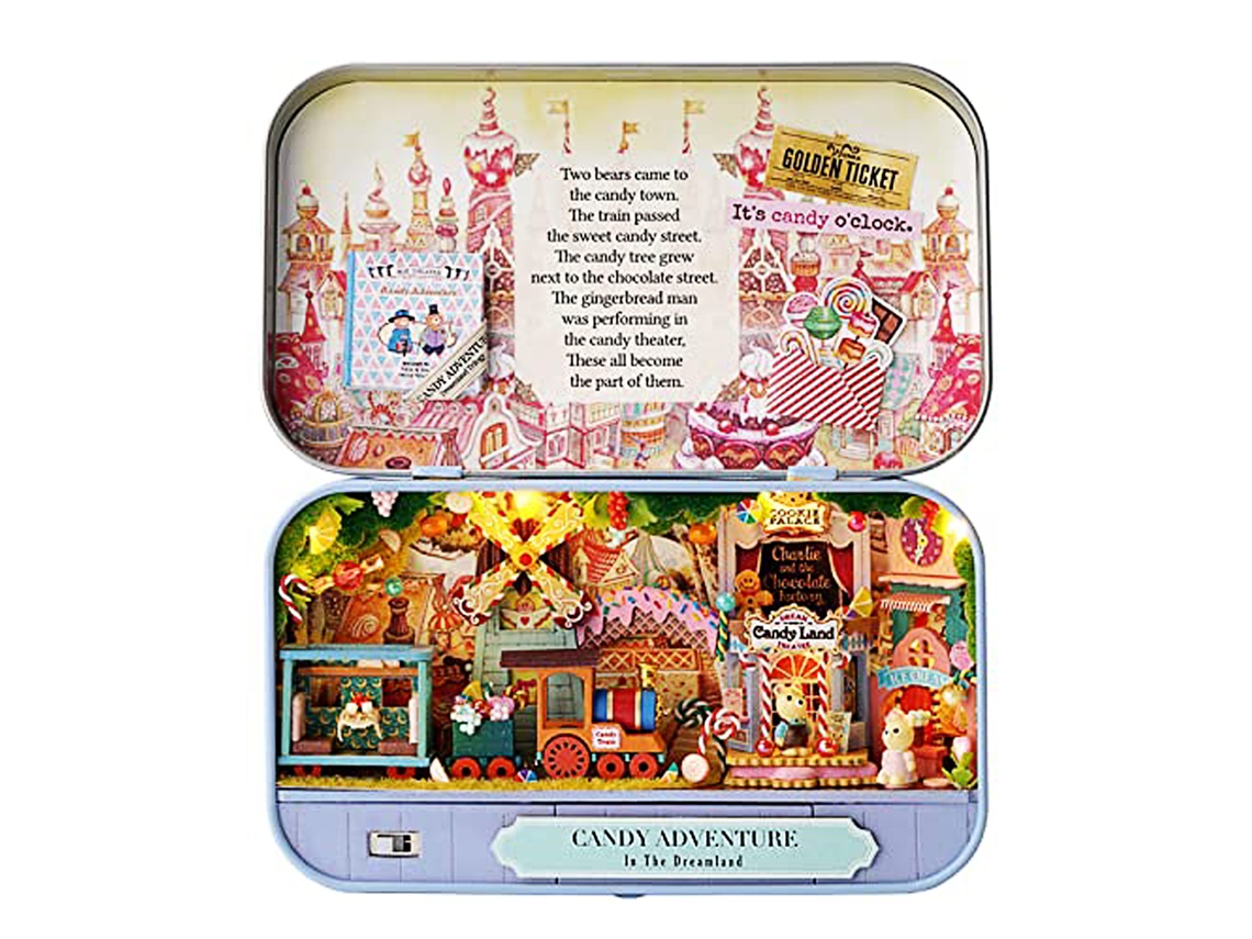 -kit De Casa Miniatura Con Muebles Diy Para Adolescentes Y Adultos Regalo Inolvidable Aventura De Dulces