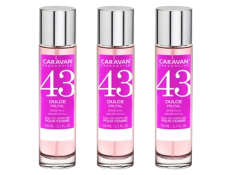 3x CARAVAN Perfume de Mujer Nº43 - 150ml